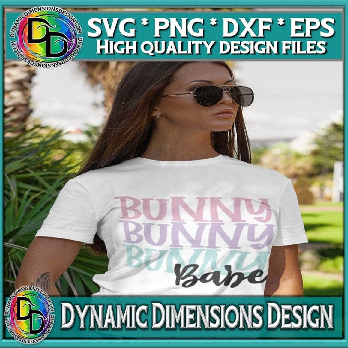 Bunny Babe svg, png, instant download, dxf, eps, pdf, jpg, cricut, silhouette, sublimtion, printable