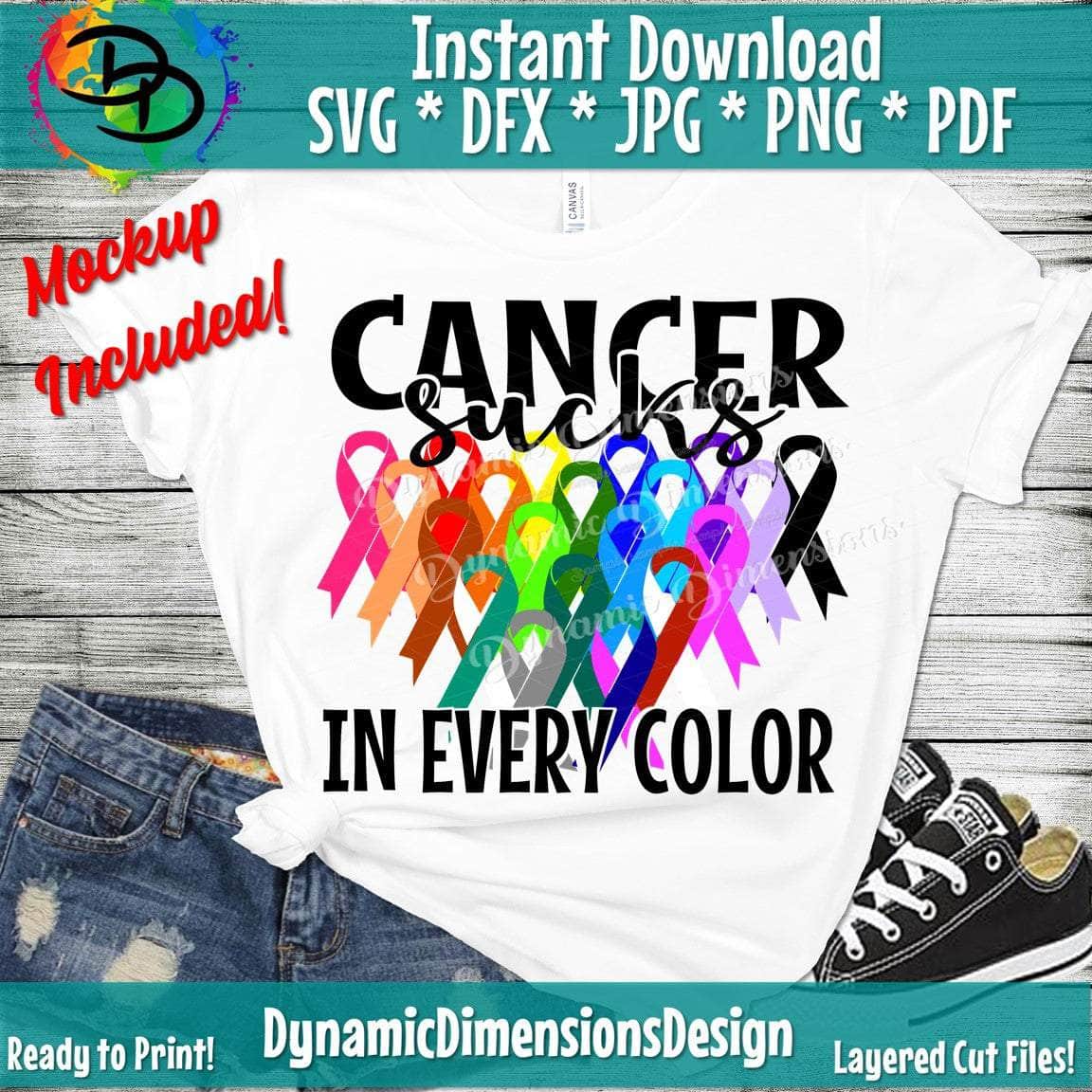 Cancer Sucks In Every Color