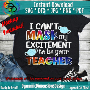Cant Mask my Excitement to be your Teacher