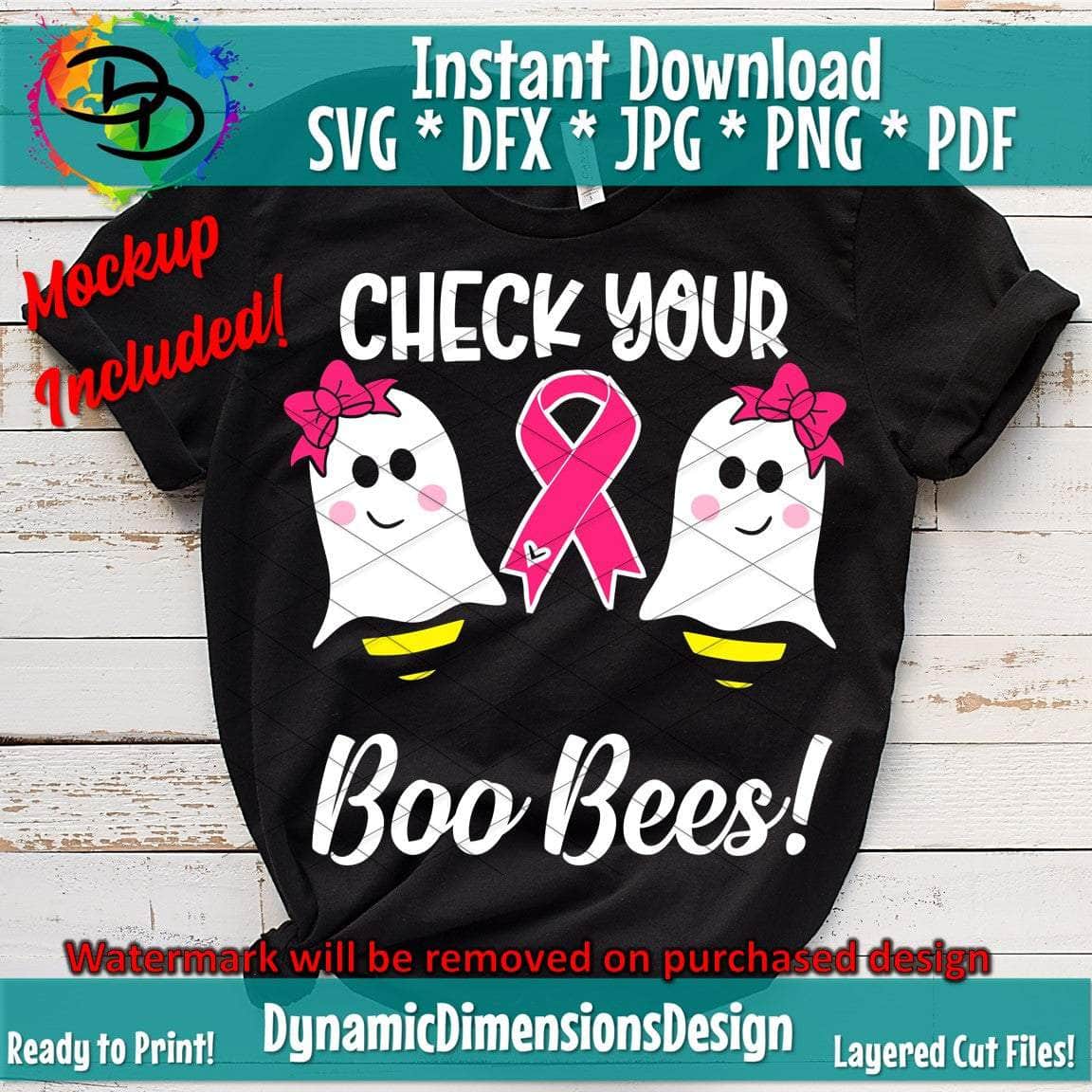 Check Your Boo Bees SVG/PNG