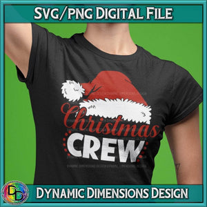 Christmas CREW svg, png, instant download, dxf, eps, pdf, jpg, cricut, silhouette, sublimtion, printable