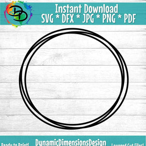 Circle Frame SVG/PNG