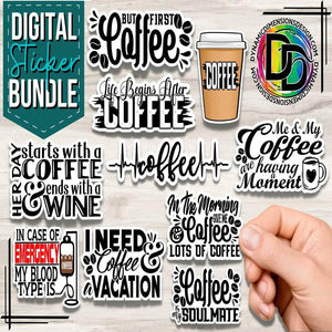 Coffee Sticker Bundle