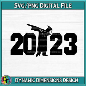 Dabbing Class of 2023 svg, png, instant download, dxf, eps, pdf, jpg, cricut, silhouette, sublimtion, printable