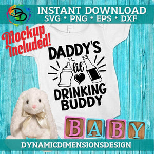 Daddy's Drinking Buddy svg, png, instant download, dxf, eps, pdf, jpg, cricut, silhouette, sublimtion, printable