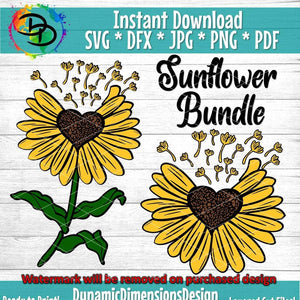 Dandelion Sunflower SVG/PNG