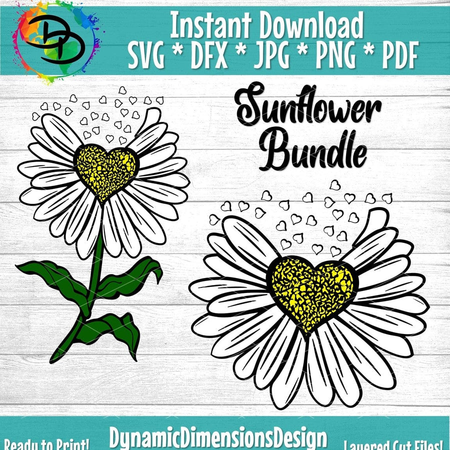 Dandelion Sunflower SVG/PNG