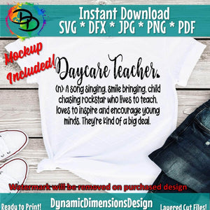Daycare Teacher Definition