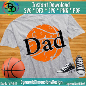 Distressed Basketball Dad