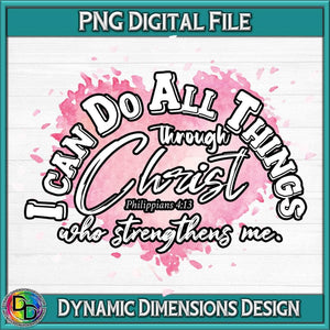 Do All Things through Christ PNG, Religious, Christian Digital Design File