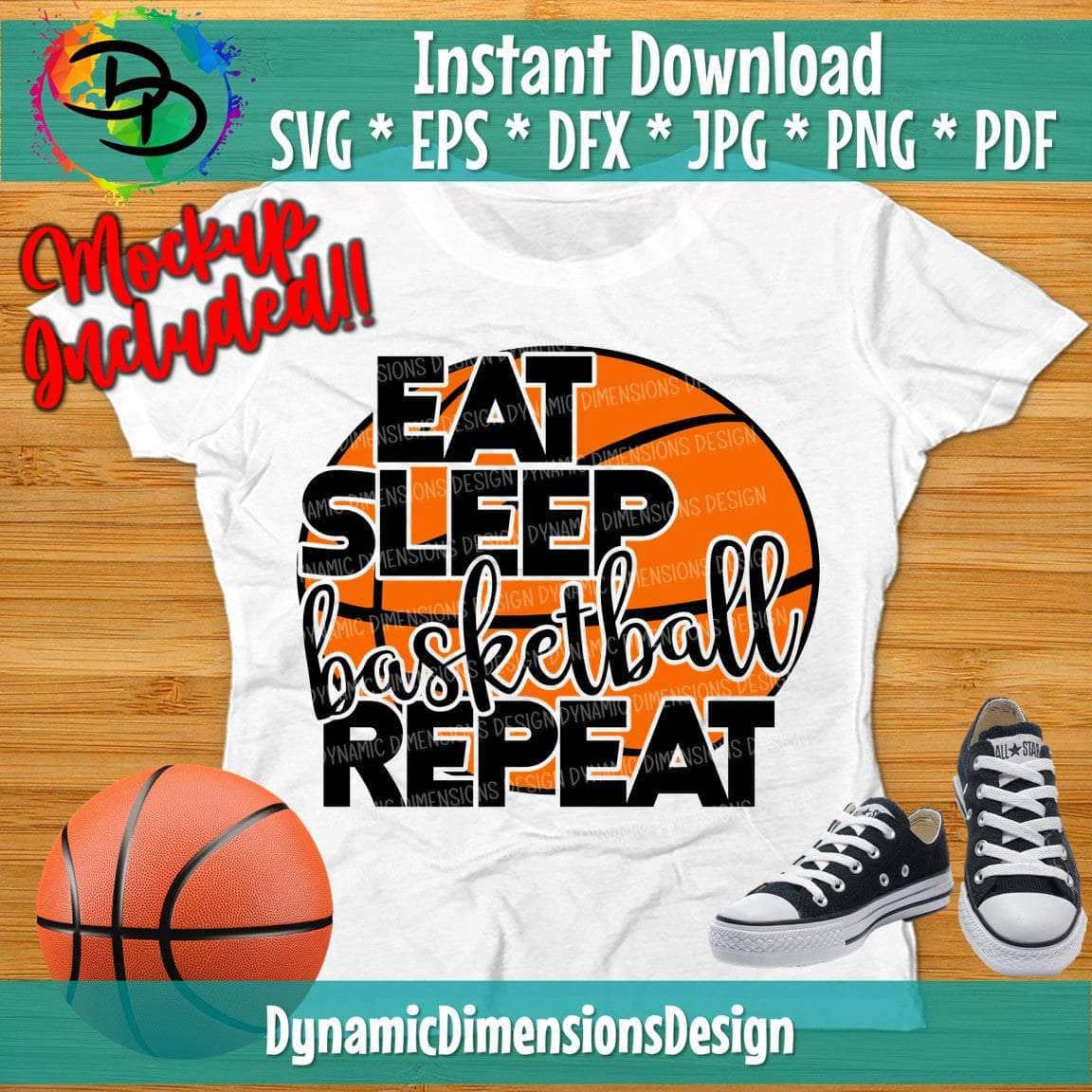Eat Sleep Basketball Repeat