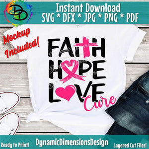 Faith Hope Love _ Breast Cancer