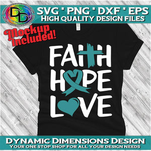 Faith Hope Love svg, png, instant download, dxf, eps, pdf, jpg, cricut, silhouette, sublimtion, printable