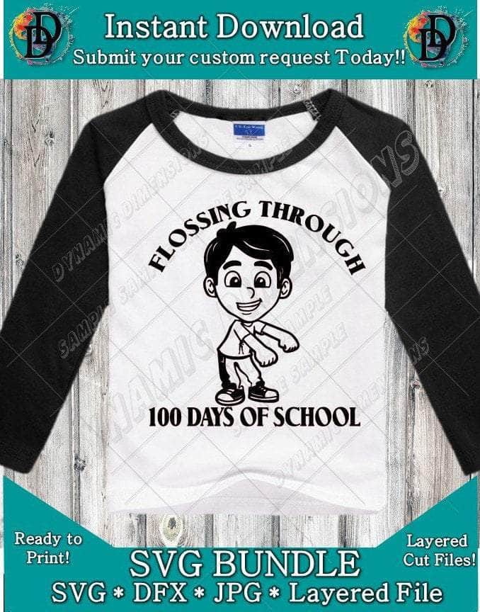 Flossing through 100 Days of school