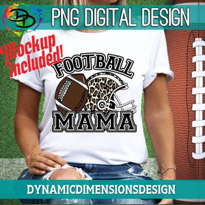 Football Mama Leopard PNG