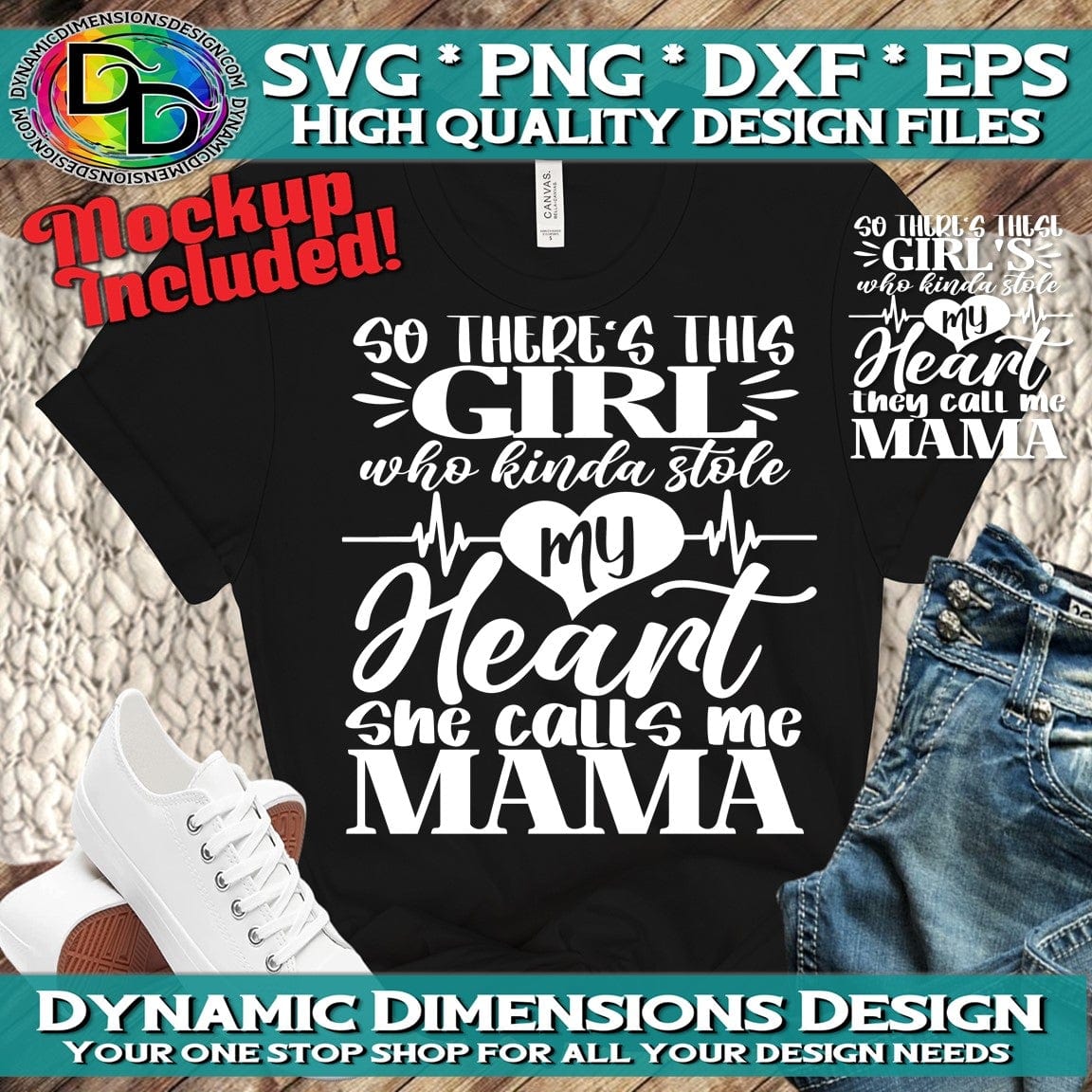 Girl Stole My Heart _ Calls me Mama svg, png, instant download, dxf, eps, pdf, jpg, cricut, silhouette, sublimtion, printable
