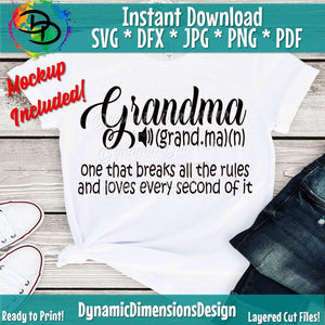 Grandma Definition SVG/PNG