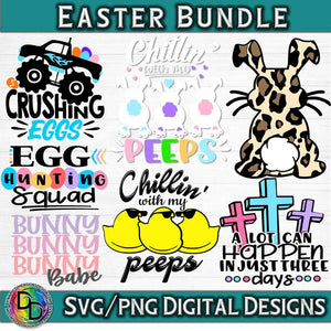 Happy Easter SVG Bundle, Easter SVG, Easter quotes, Easter Bunny svg, Easter Egg svg, Easter png, Spring svg, Cut Files for Cricut svg, png, instant download, dxf, eps, pdf, jpg, cricut, silhouette, sublimtion, printable