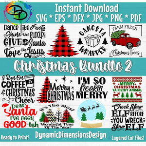 HUGE Christmas SVG Bundle 2