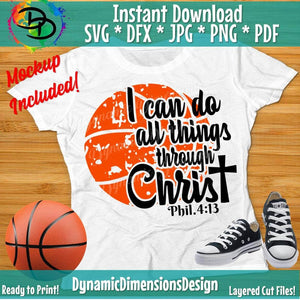I can do all things through Christ_Basketball