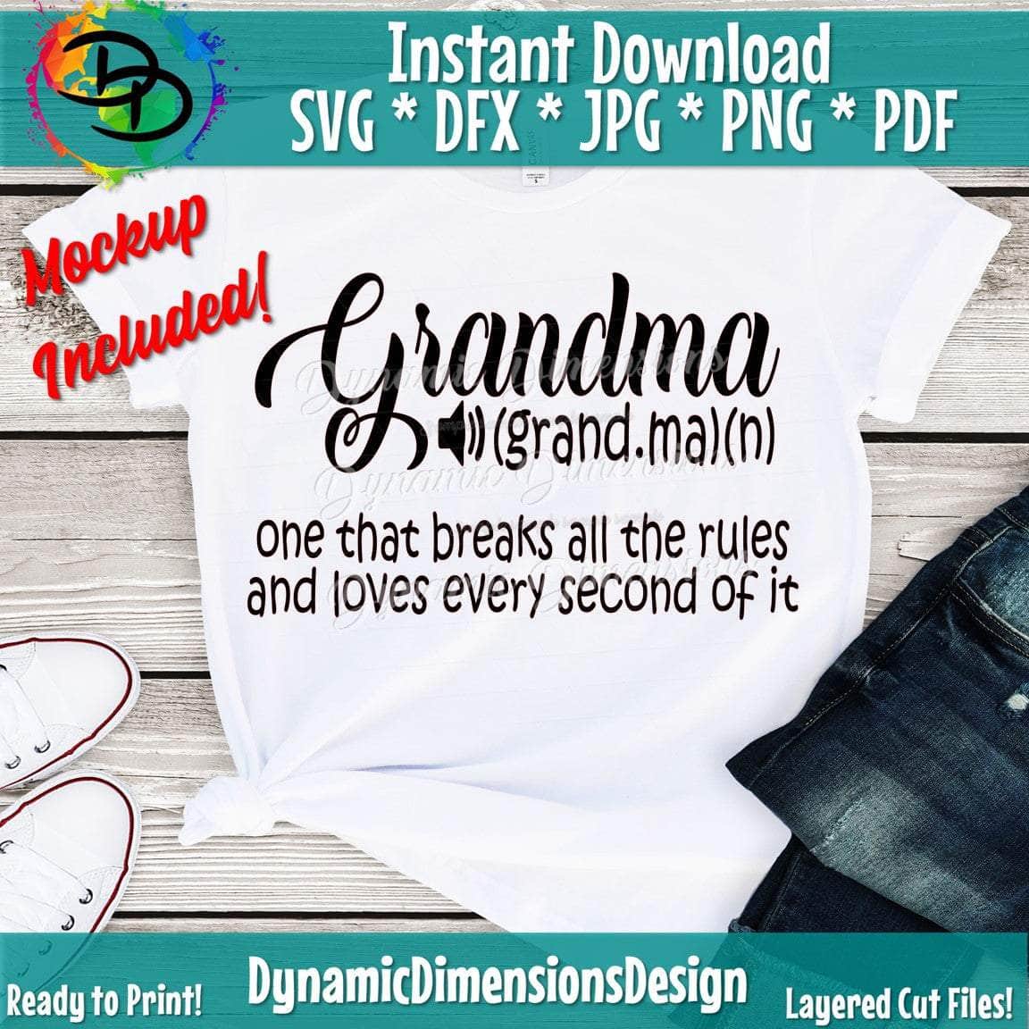 I'm that Grandma Sorry Not Sorry SVG/PNG