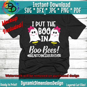 I Put the Boo in Boo Bees SVG/PNG