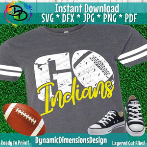 Indians Football Distressed