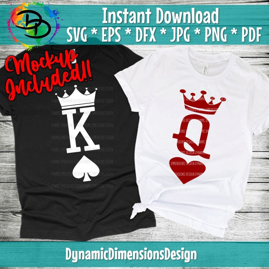 King of Spades Queen of Hearts