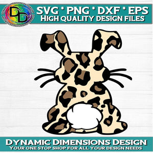 Leopard Print Bunny svg, png, instant download, dxf, eps, pdf, jpg, cricut, silhouette, sublimtion, printable