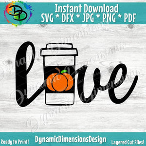 Love with Pumpkin Spice Latte