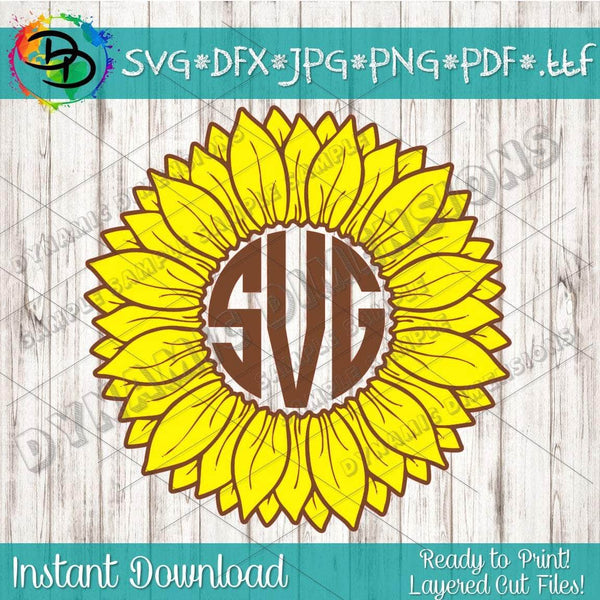 Home DIGITAL - Catalog Monogram Sunflower