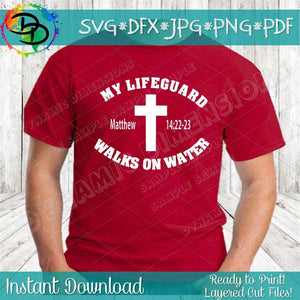 My lifeguard walks on water