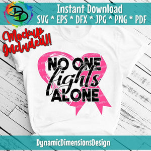 No one fights alone _ Breast Cancer Rainbow