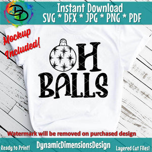 Oh Balls SVG/PNG