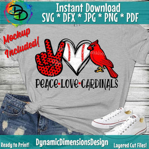 Peace Love Cardinals