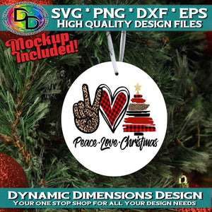 Peace Love Christmas svg, png, instant download, dxf, eps, pdf, jpg, cricut, silhouette, sublimtion, printable
