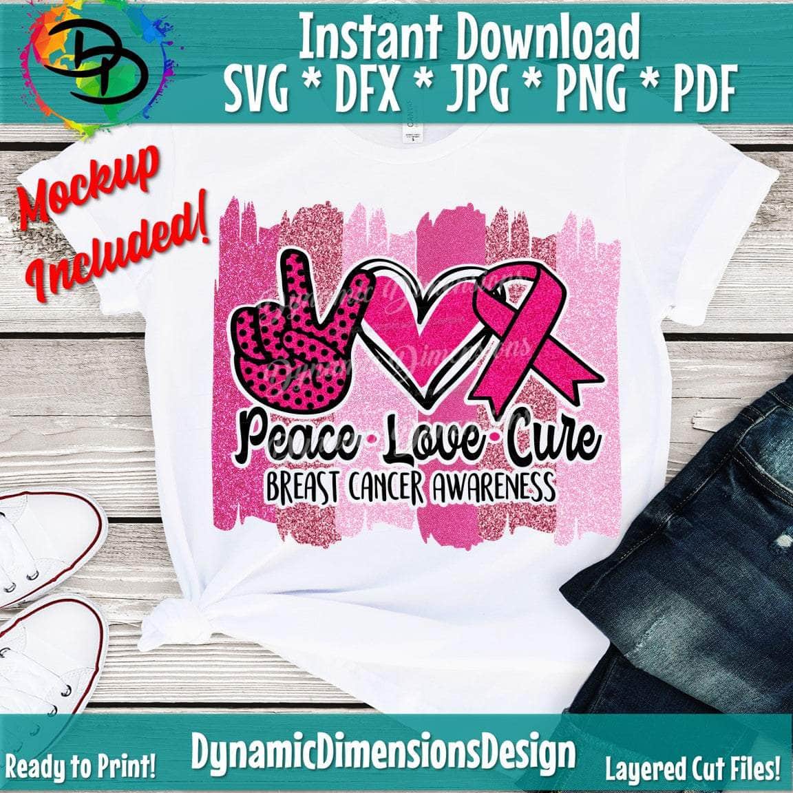 Peace Love Cure Breast Cancer