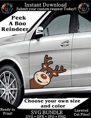 Peek - A - Boo Reindeer