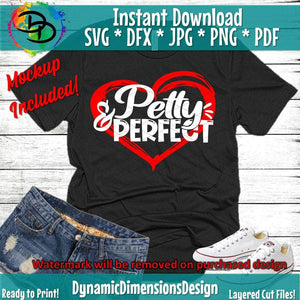 Petty and Perfect SVG/PNG