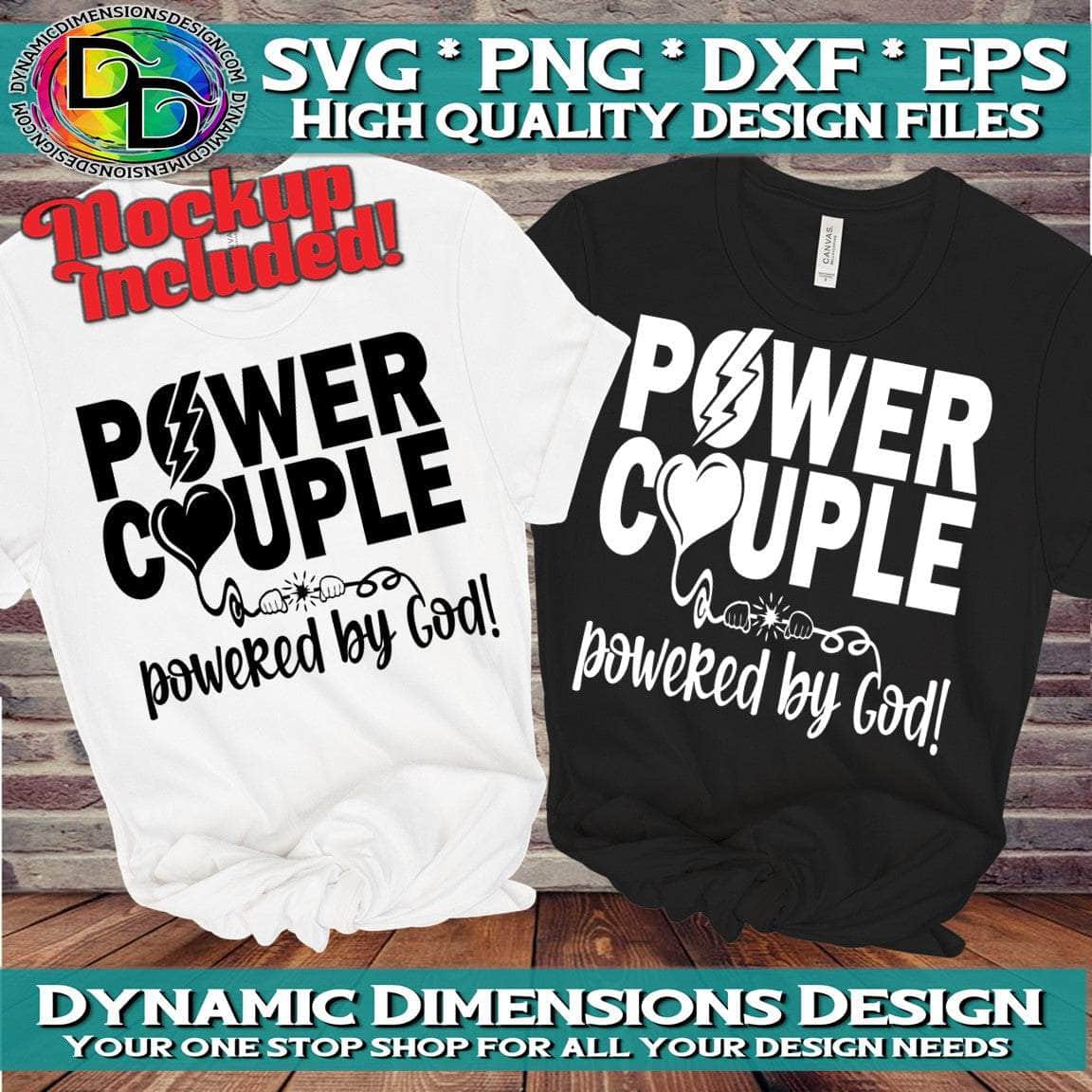 Power Couple svg, png, instant download, dxf, eps, pdf, jpg, cricut, silhouette, sublimtion, printable