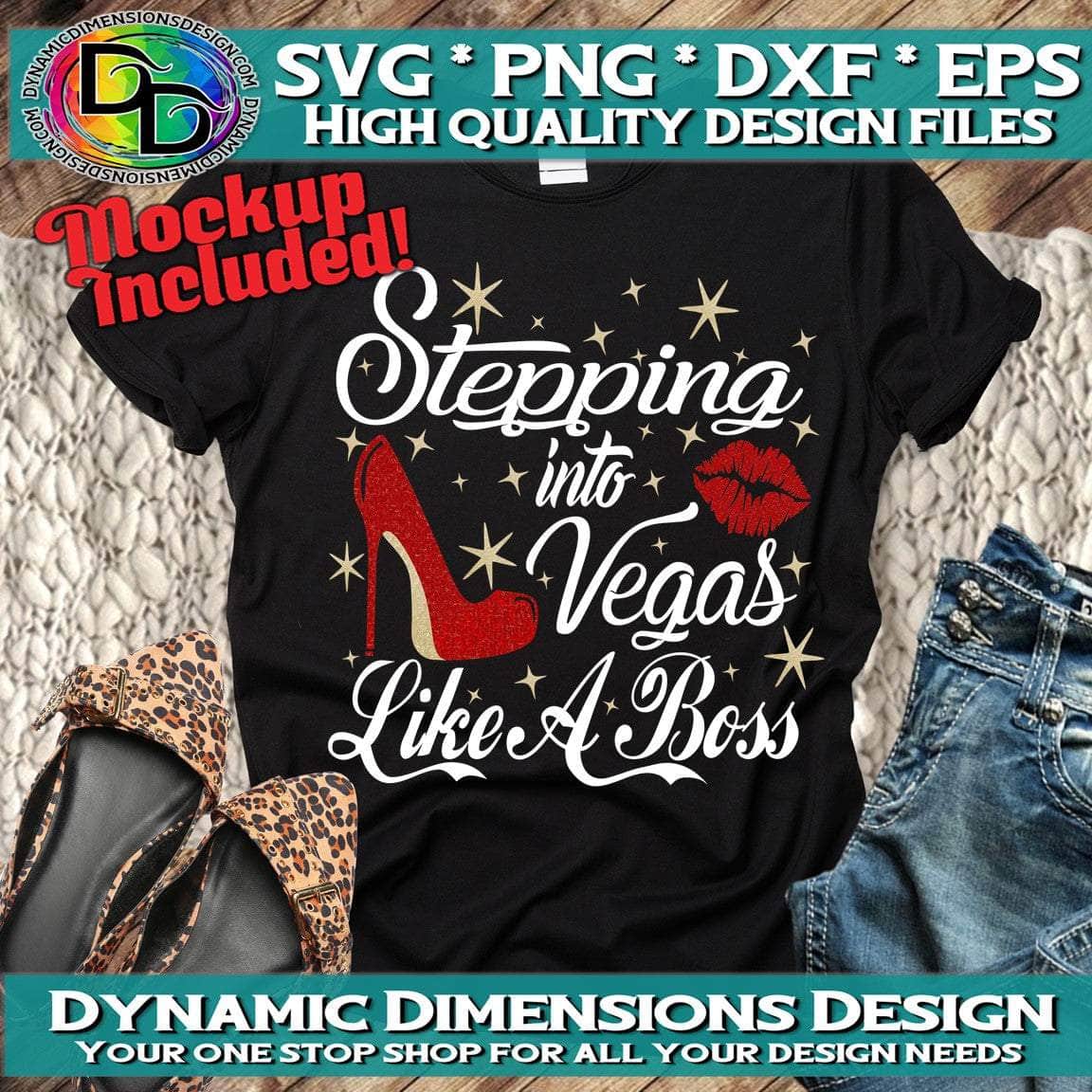 Steppin into Vegas Like A Boss svg, png, instant download, dxf, eps, pdf, jpg, cricut, silhouette, sublimtion, printable