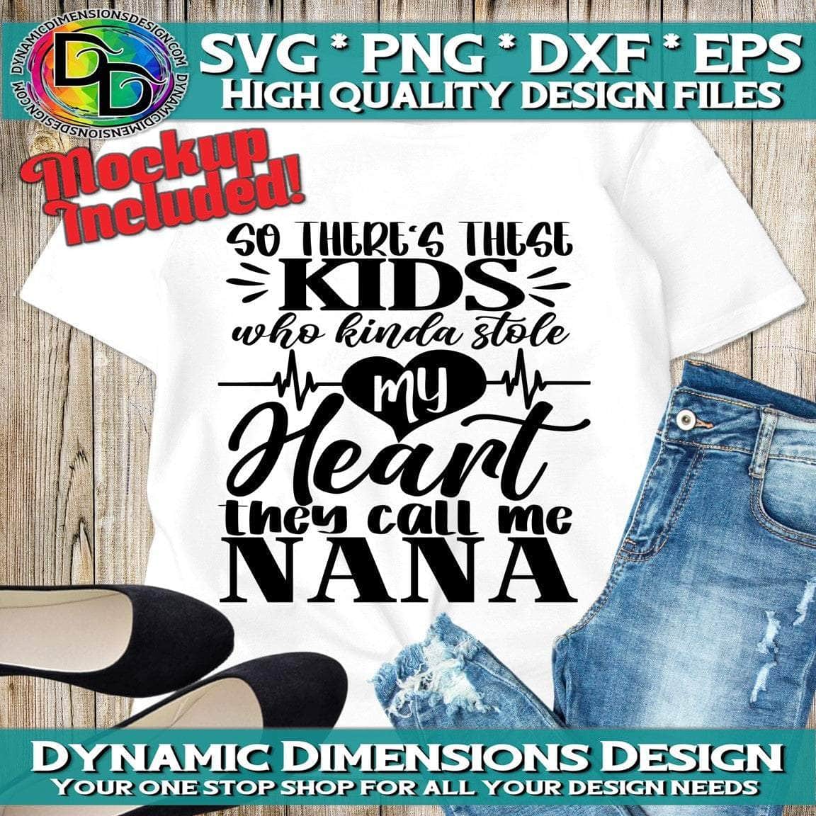 Stole My Heart _ Calls me Nana svg, png, instant download, dxf, eps, pdf, jpg, cricut, silhouette, sublimtion, printable