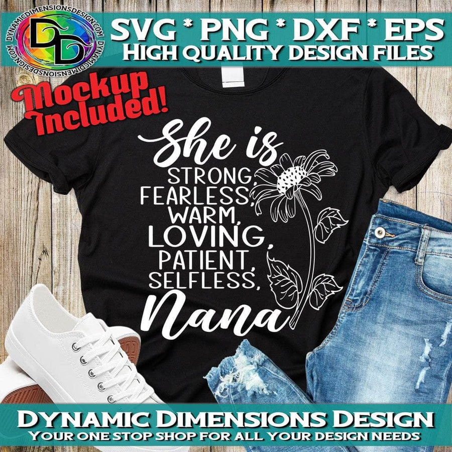Strong Nana _ Sunflower svg, png, instant download, dxf, eps, pdf, jpg, cricut, silhouette, sublimtion, printable