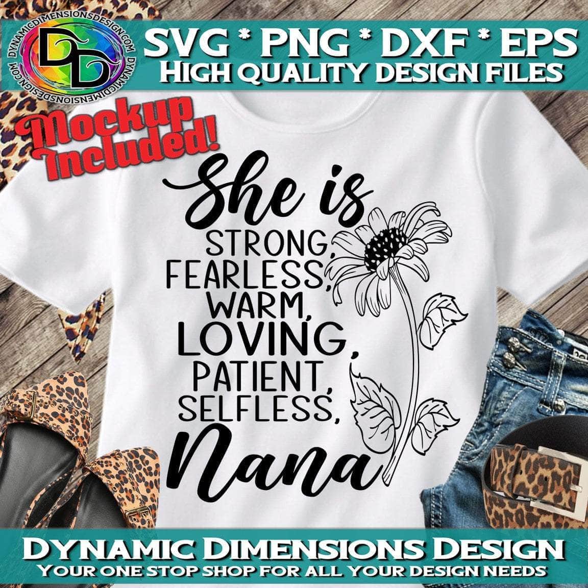 Strong Nana _ Sunflower svg, png, instant download, dxf, eps, pdf, jpg, cricut, silhouette, sublimtion, printable