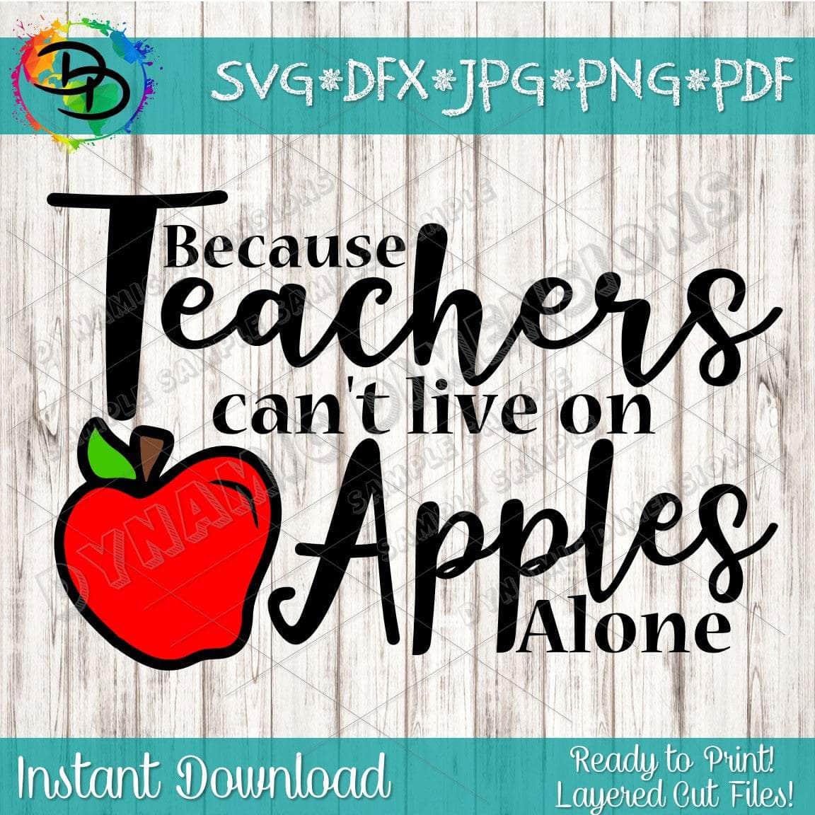 Teacher cant live on apples alone