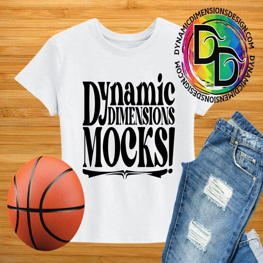 White Basketball T-Shirt Apparel Mockup